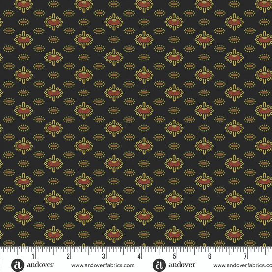 Andover Jamestown 3445 K Midnight Jeweled By The Yard