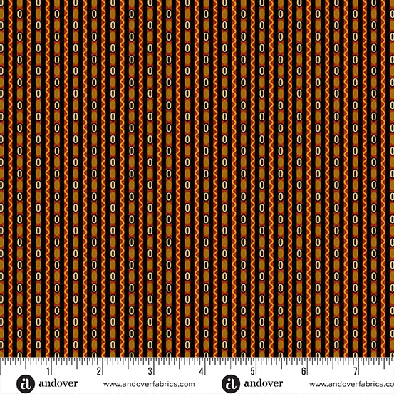 Andover Spice Market 6019 K Black Pepper Runner Beads By The Yard