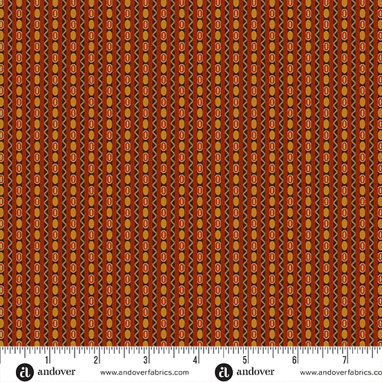 Andover Spice Market 6019 O Tamarind Runner Beads By The Yard