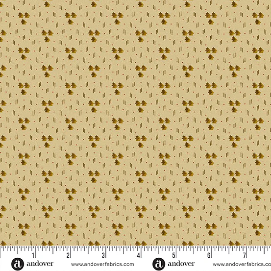 Andover Toasted 5870 L Fawn Trifecta By The Yard
