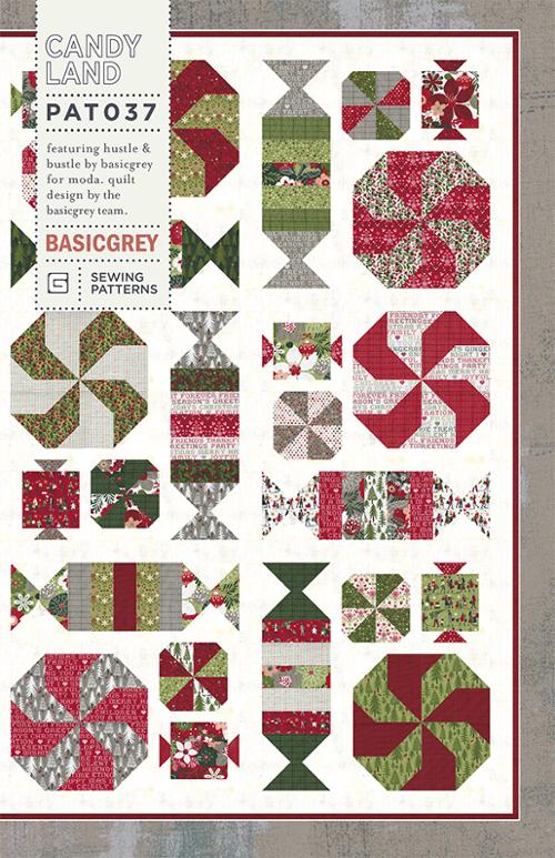 CANDY LAND - BASICGREY Quilt Pattern 037 DIGITAL DOWNLOAD