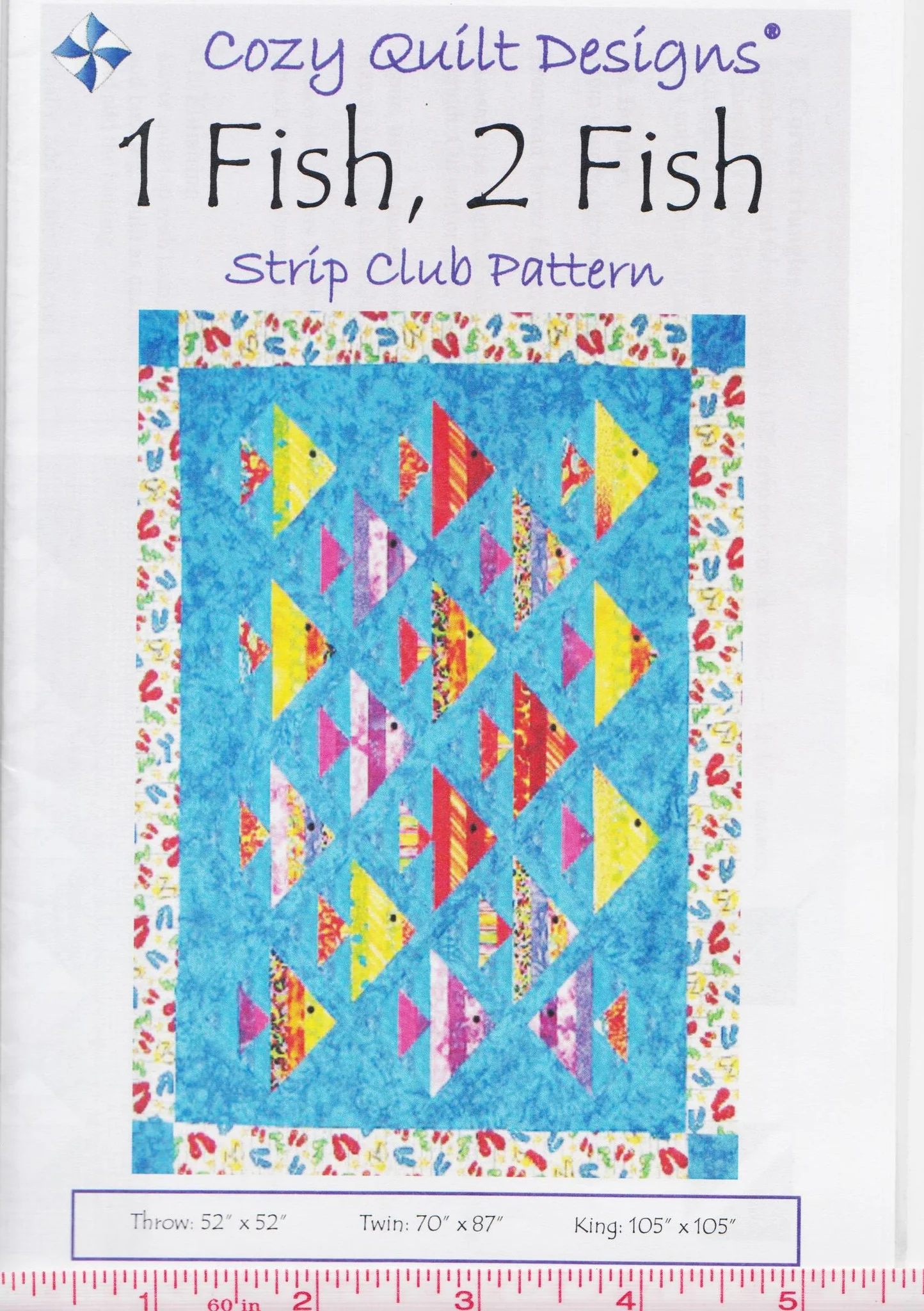 1 FISH 2 FISH - Cozy Quilt Design Pattern