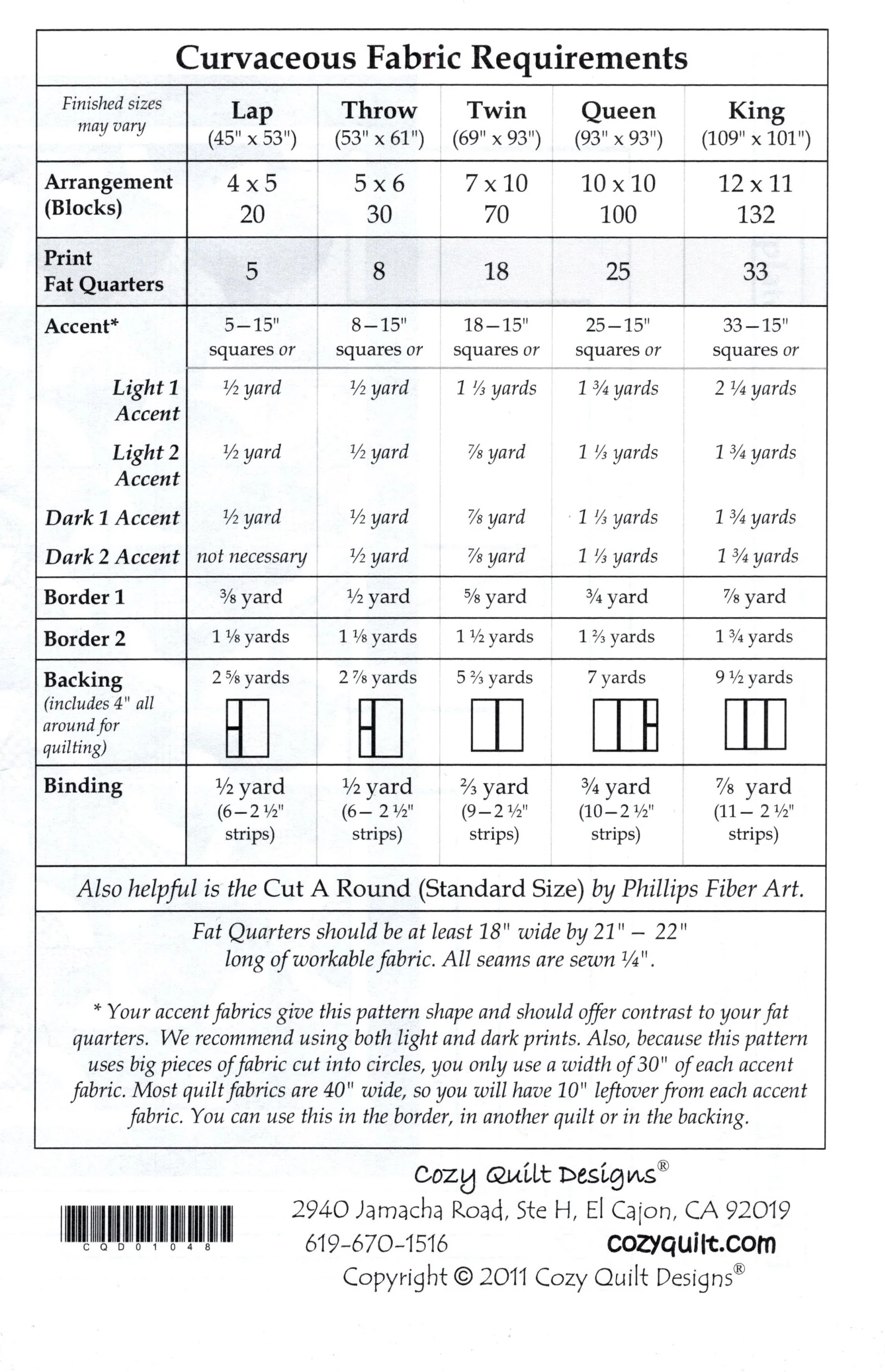 CURVACEOUS - Cozy Quilt Designs Pattern - Image 2