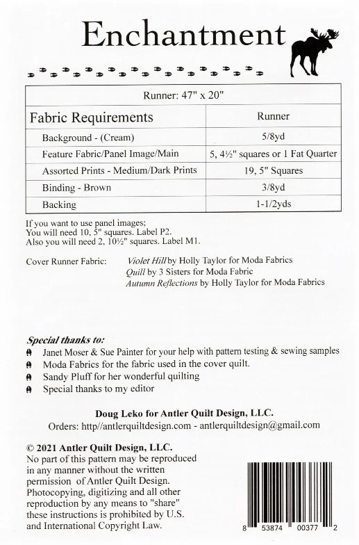 ENCHANTMENT - Antler Quilt Design's Quilt Pattern AQD 0118 DIGITAL DOWNLOAD - Image 2
