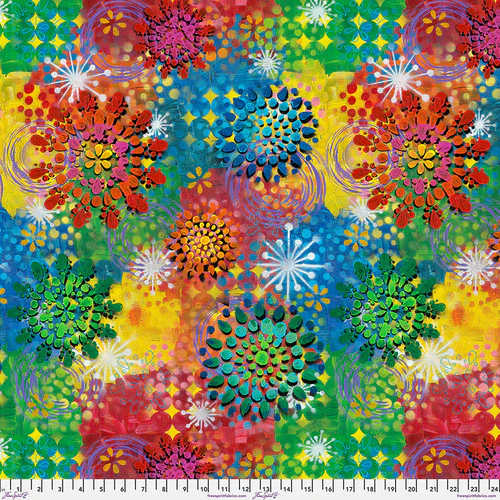 Free Spirit Dragonfly Dance PWSP109 Multi Dazzle By The Yard