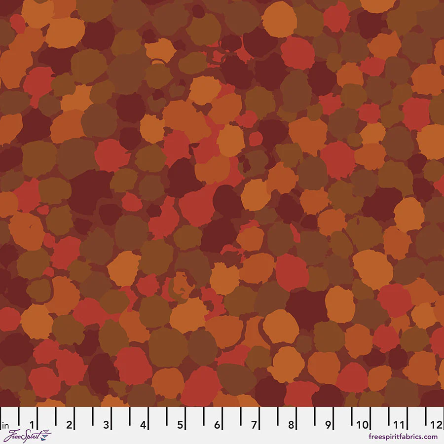 Free Spirit Kaffe Fassett Collective PWBM087 Brown Reflections By The Yard