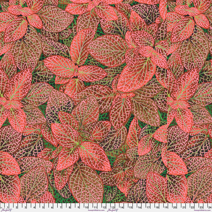 Free Spirit Kaffe Fassett PWPJ129 Red Fittonia By The Yard