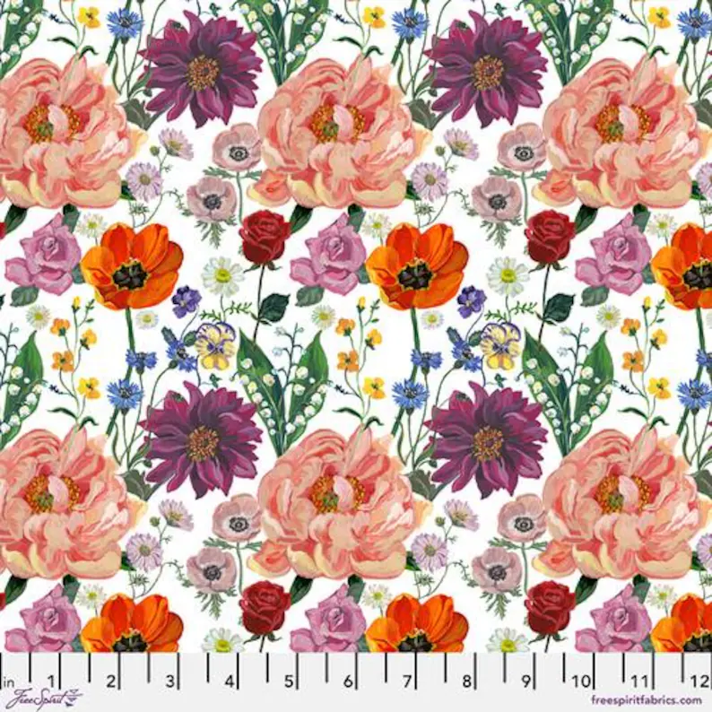 Free Spirit PWNL054 Multi Happy Garden By The Yard