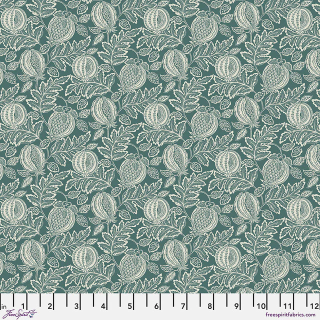 Free Spirit PWSA081 Teal Tonal Cantaloupe By The Yard