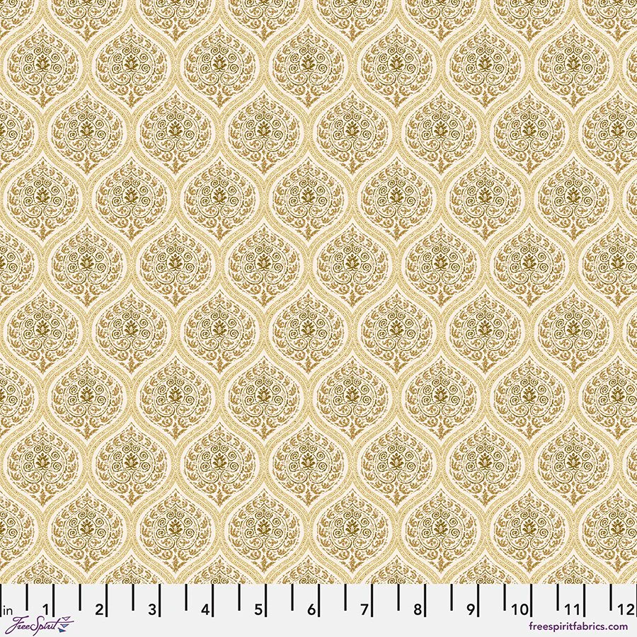 Free Spirit PWSA084 Gold Small Madurai By The Yard