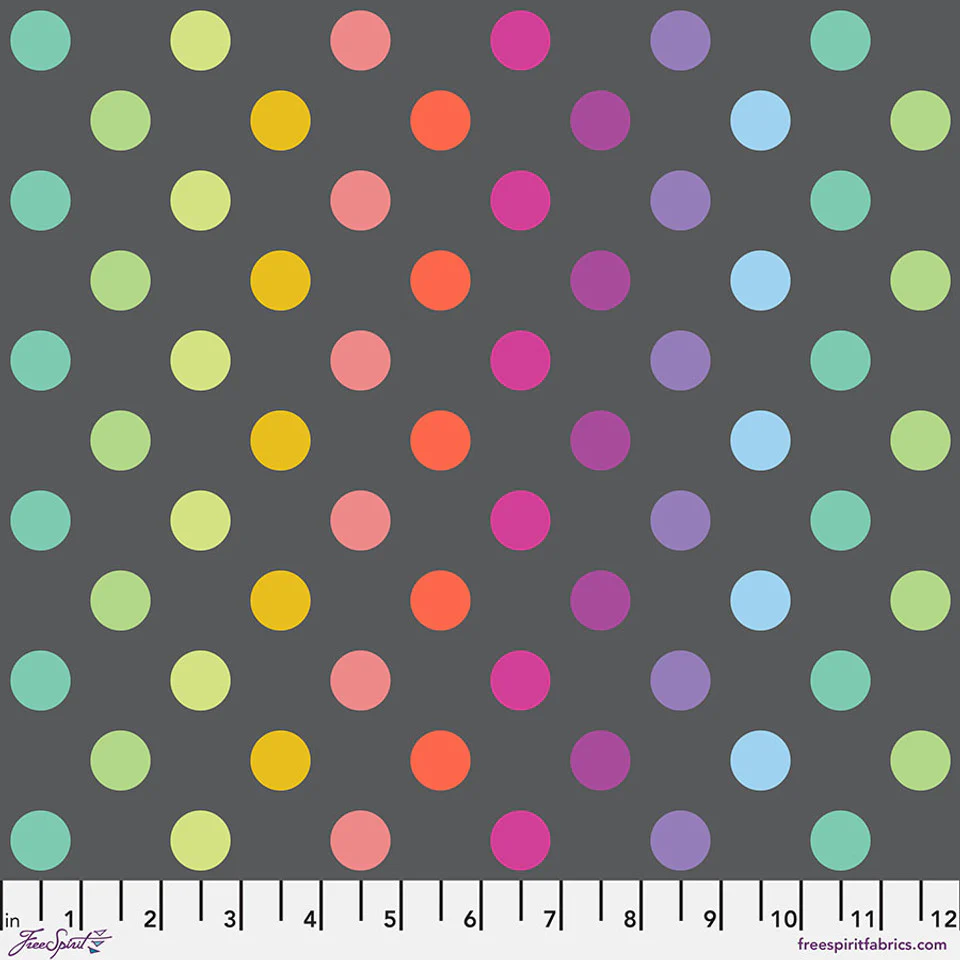 Free Spirit True Colors: Graywork PWTP262 Carbon Disco Poms By The Yard