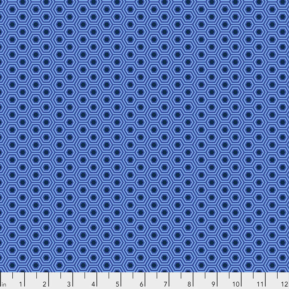 Free Spirit Tula's True Colors PWTP150 Deep Sea Hexy By The Yard