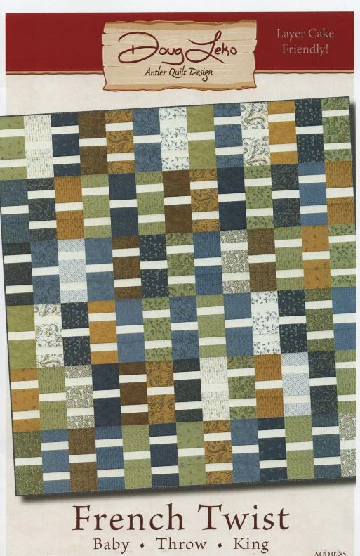FRENCH TWIST - Antler Quilt Design Pattern AQD 0285