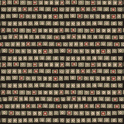 Henry Glass & Co. S Is For Sew 2850 99 Black Button Tape By The Yard