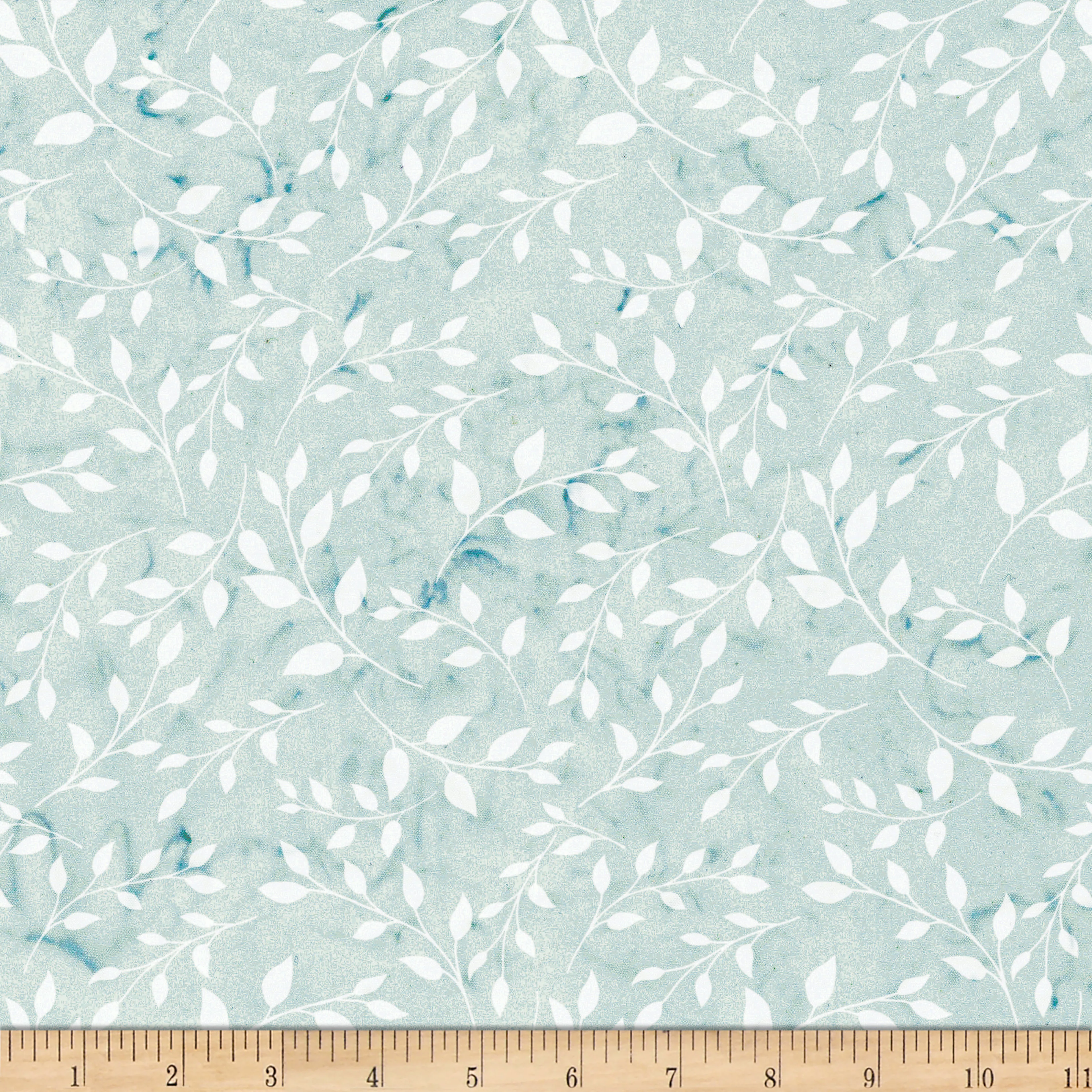 Hoffman Bali Batik X2617 307 Snow Leafy By The Yard