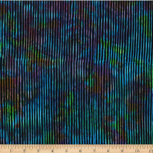 Hoffman Bali Batik Tropical Treasures R2284 657 Spectrum Skinny Stripe By The Yard