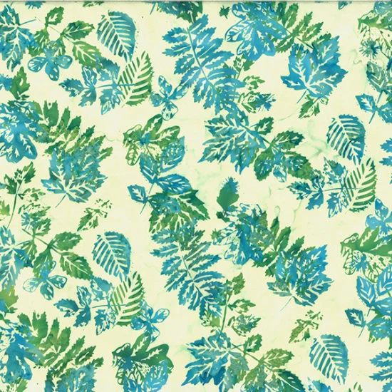 Hoffman Bali Batik V2534 484 Seaside Leaves By The Yard