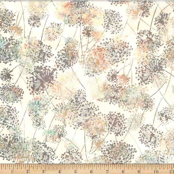 Hoffman Bali Batik X2625 650 Impressionist Dandelion By The Yard