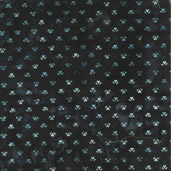 Hoffman Bali Batiks Q2152 537 Blacklight Small Heart Motifs by the yard