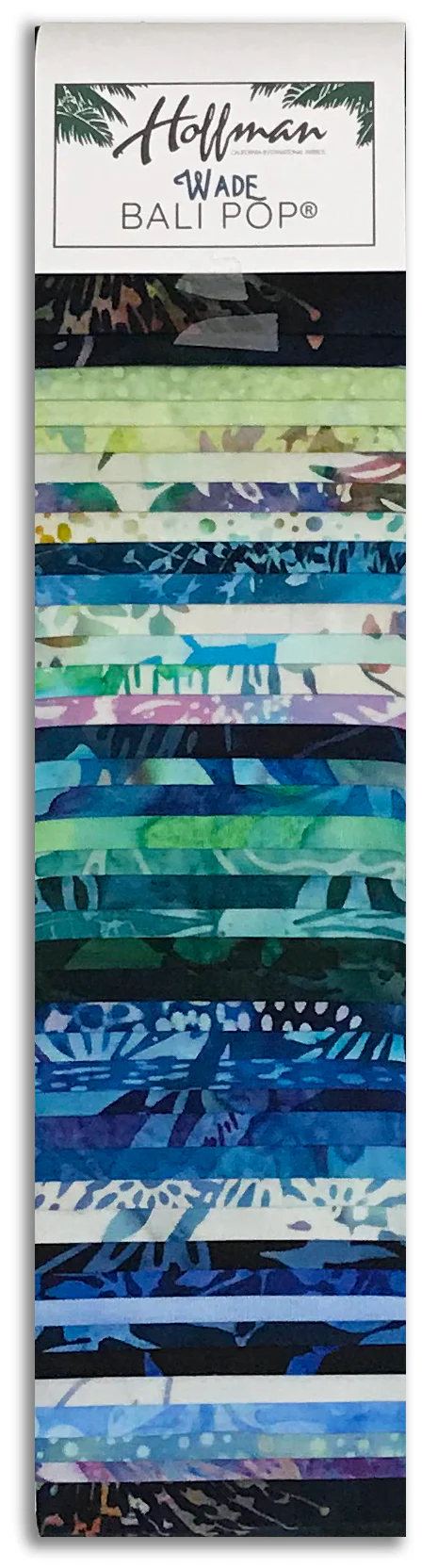 Hoffman Batik Bali Pop 40 Piece Pre-Cut 2 1/2" Jelly Rolls BP 341 - WADE - Image 2