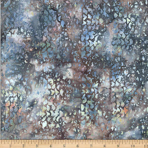 Hoffman McKenna Ryan Woodland Batiks MR61 402 Sea Glass Salmon Skin By The Yard