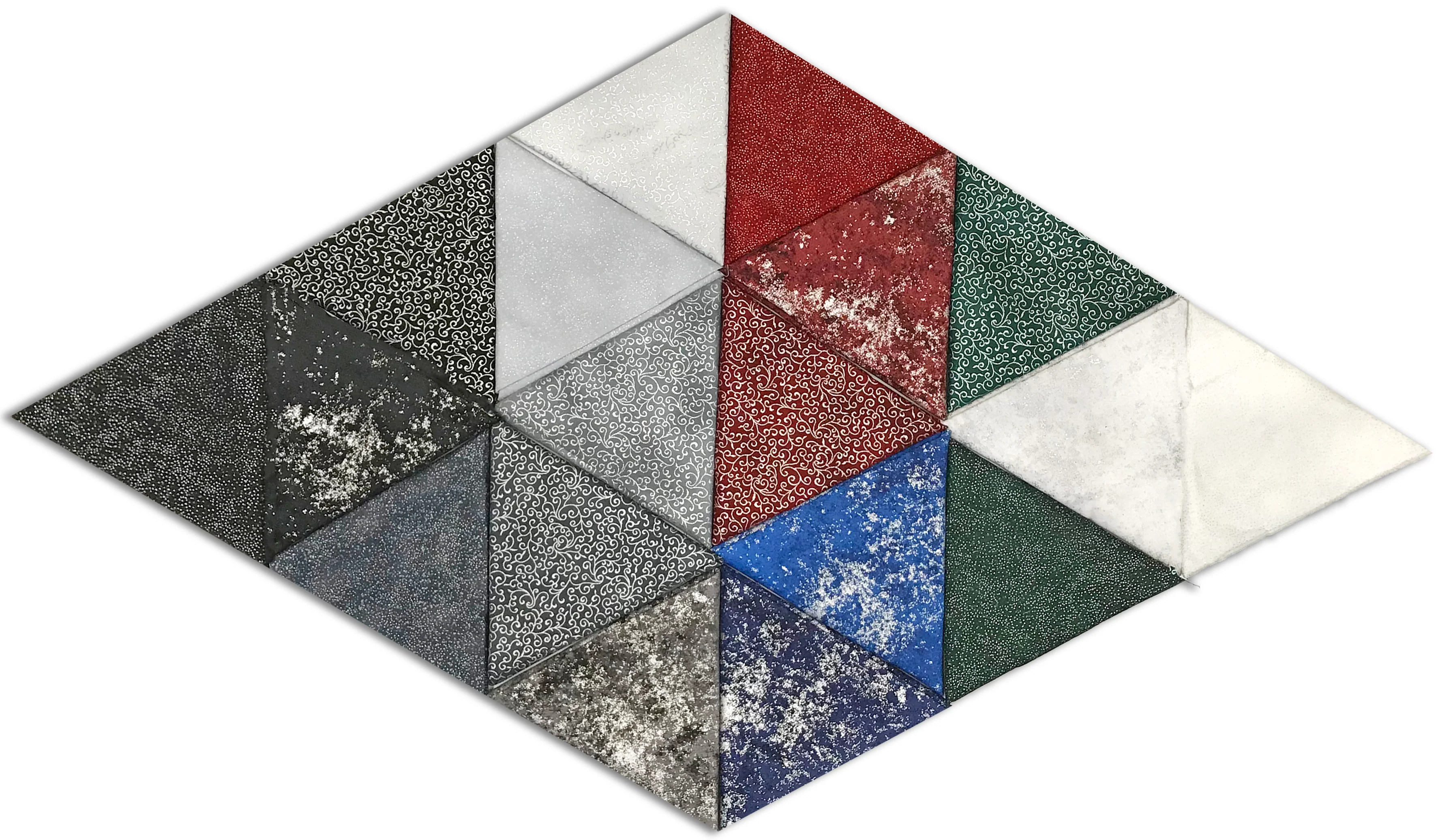 Hoffman Pre-Cut 18 Piece Fat Quarter Bundle - METFQ2 28 - Silver Metallic - Image 2