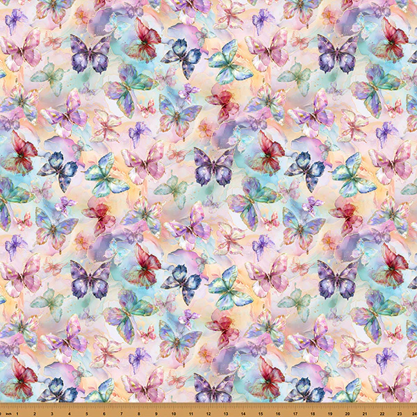Hoffman Spectrum Print Flourish X5630 135 Pastel By The Yard
