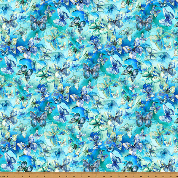 Hoffman Spectrum Print Flourish X5630 341 Wade By The Yard