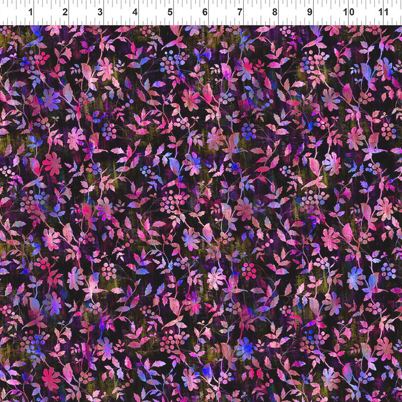 In The Beginning Halcyon II 25HN 3 Magenta Vines By The Yard