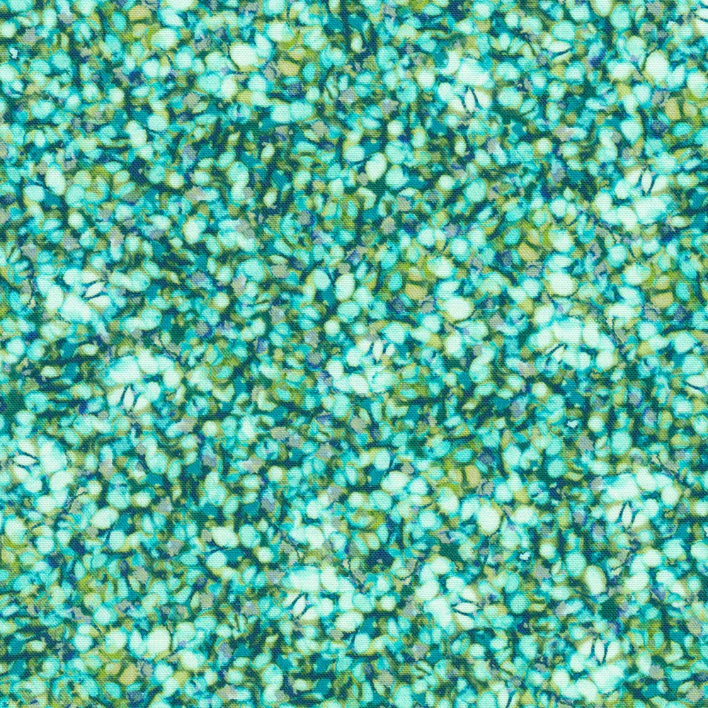 Kaufman Bella Blossoms 23082 213 Teal Petals By The Yard
