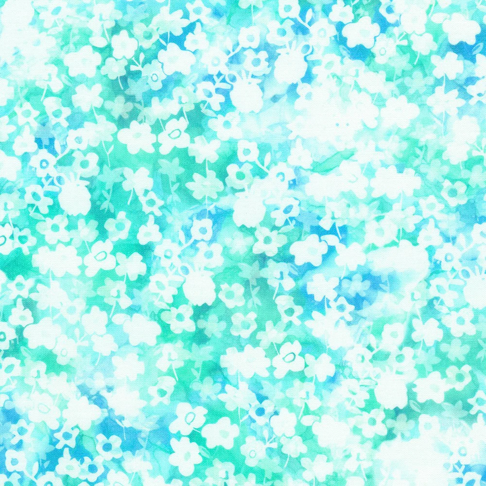 Kaufman Bella Blossoms 23080 63 Sky Tonal Flowers By The Yard