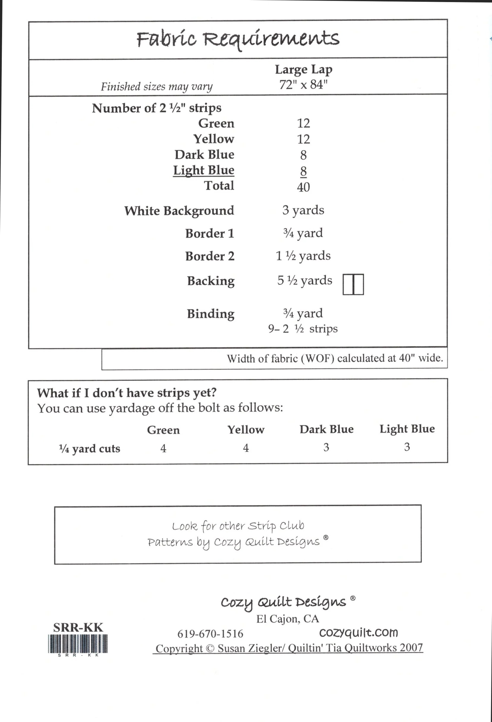 KITTY KITTY - Cozy Quilt Designs Pattern - Image 2