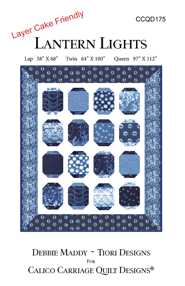 LANTERN LIGHTS - Calico Carriage Quilt Designs Pattern CCQD175 DIGITAL DOWNLOAD