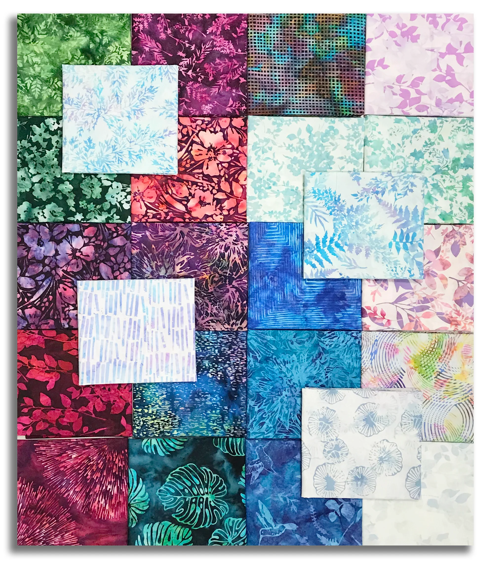 Matt's Hoffman Bali Batiks Pre-Cut 24 Piece Fat Quarter Bundle - Abundant Jewel - Image 2
