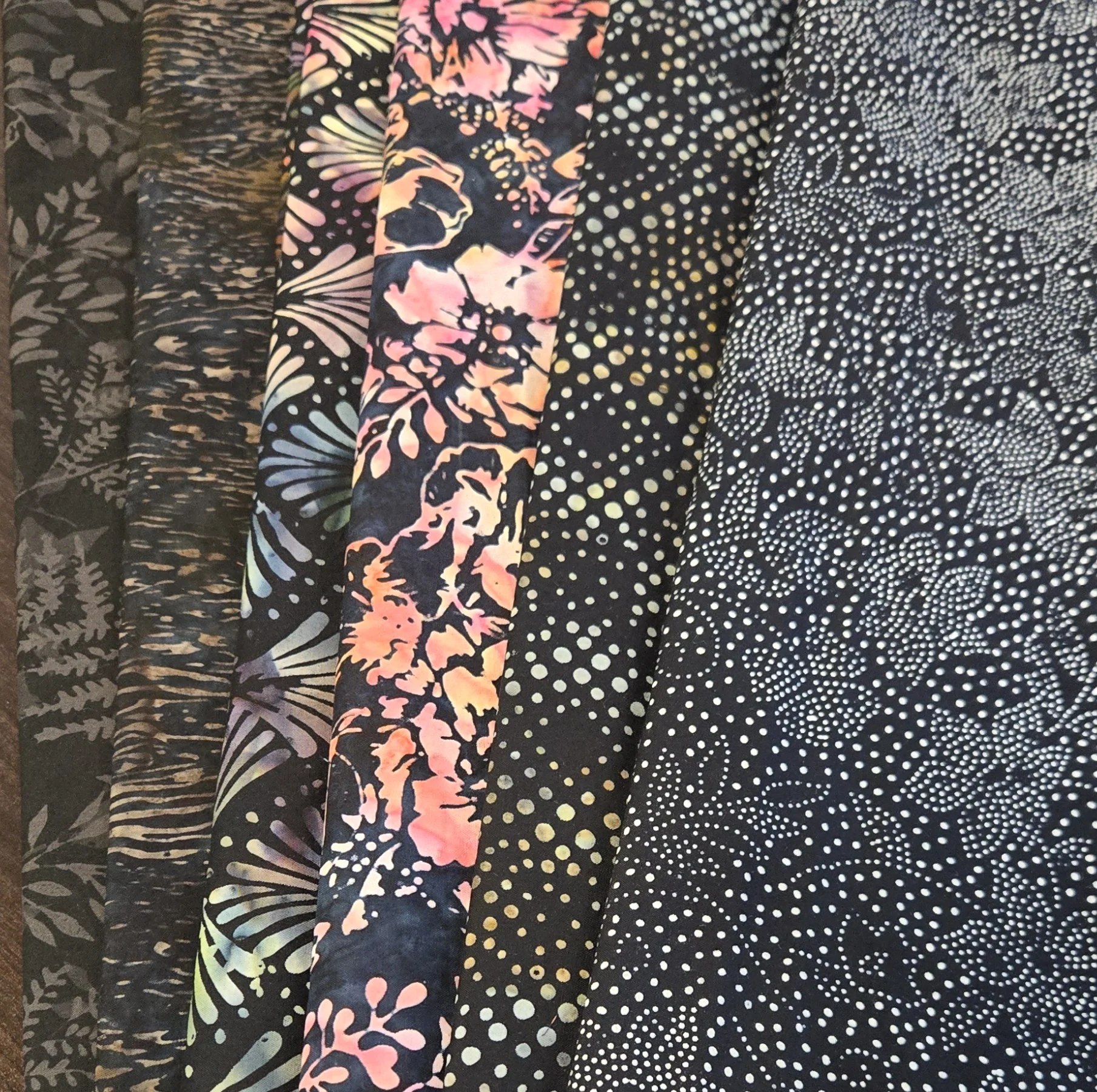 Matt's Mystery Bundles - 4.86 yards - Batiks #20 - Assorted Remnants
