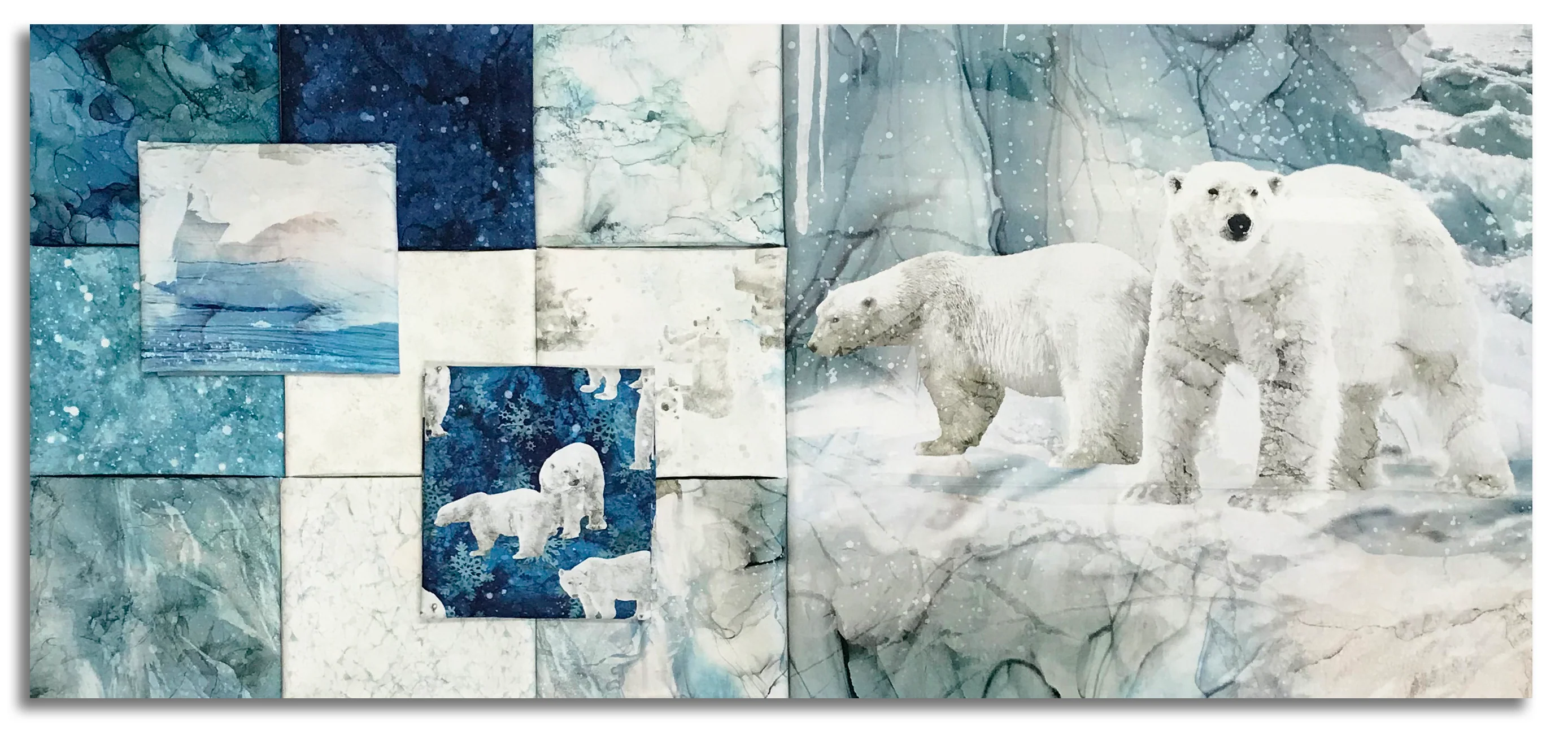 Matt's Northcott Pre-Cut 12 Piece Fat Quarter Bundle With 28" PANEL - Tundra Crossing - Image 2