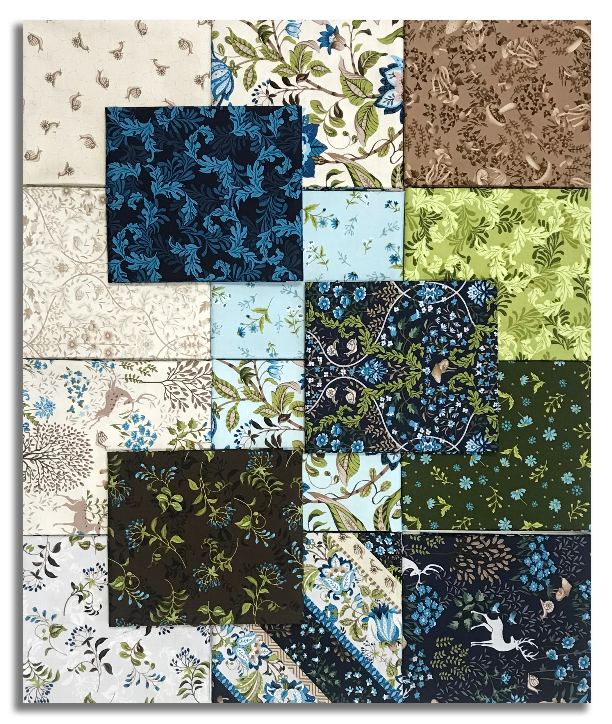 Matt's Studio E Pre-Cut 15 Piece Fat Quarter Bundle - Ashdown Forest - Image 2