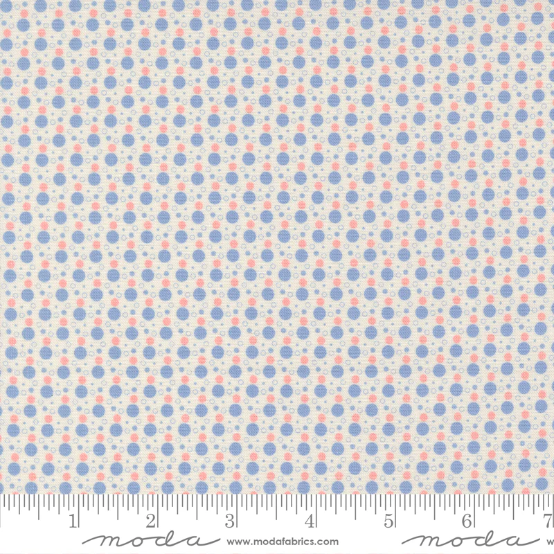 Moda 30's Playtime 2025 23376 22 Pastel Bubbly Dots By The Yard