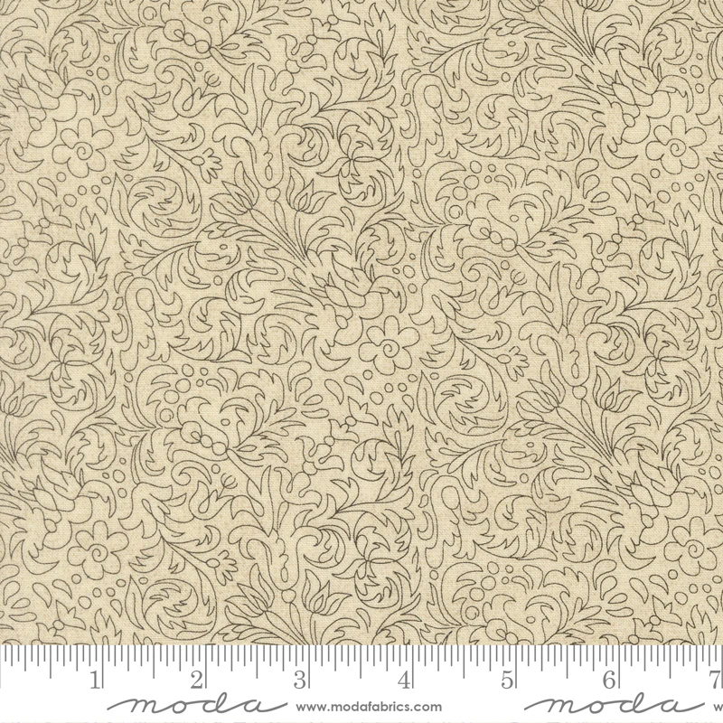Moda Posh 30773 11 Ivory Whisper Threadwork By The Yard