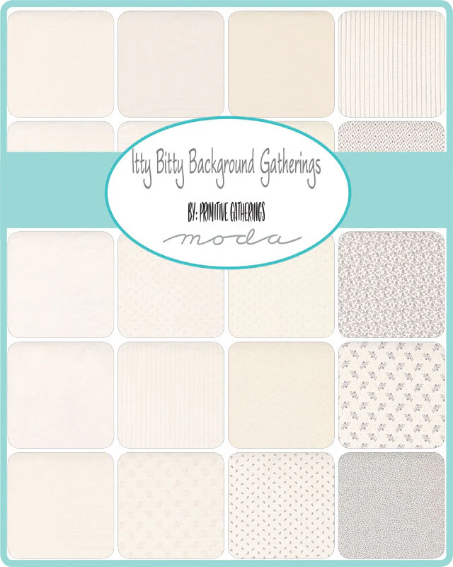Moda Pre-Cut 25 Piece Fat Quarter Bundle  - Itty Bitty BG Gatherings - Image 4