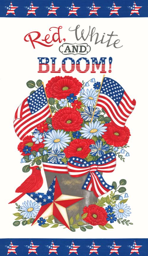 Moda - Pre-Cut 25 Piece Fat Quarter Bundle  - Red White And Bloom - Image 4