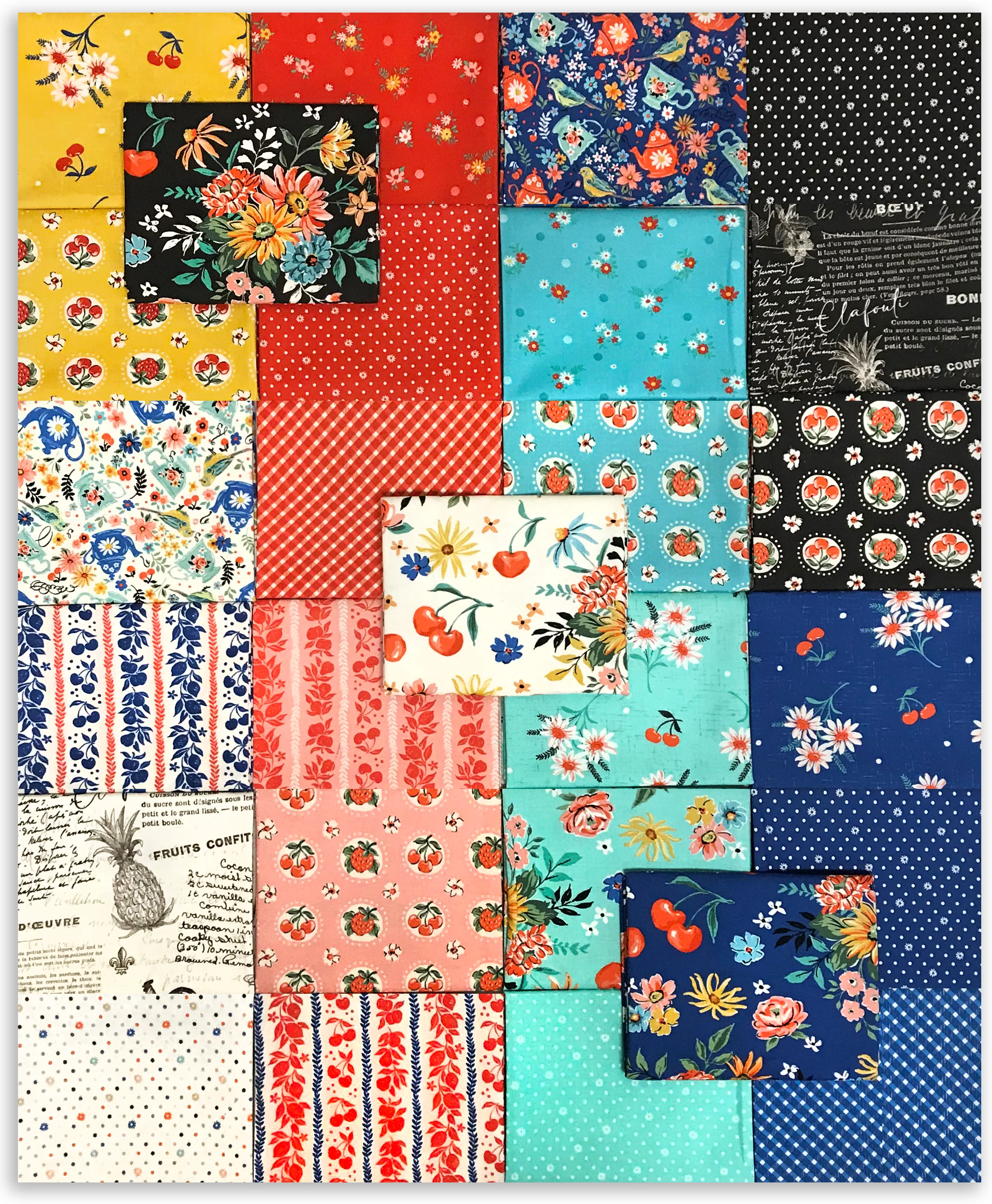Moda Pre-Cut 27 Piece Fat Quarter Bundle - Julia - Image 2