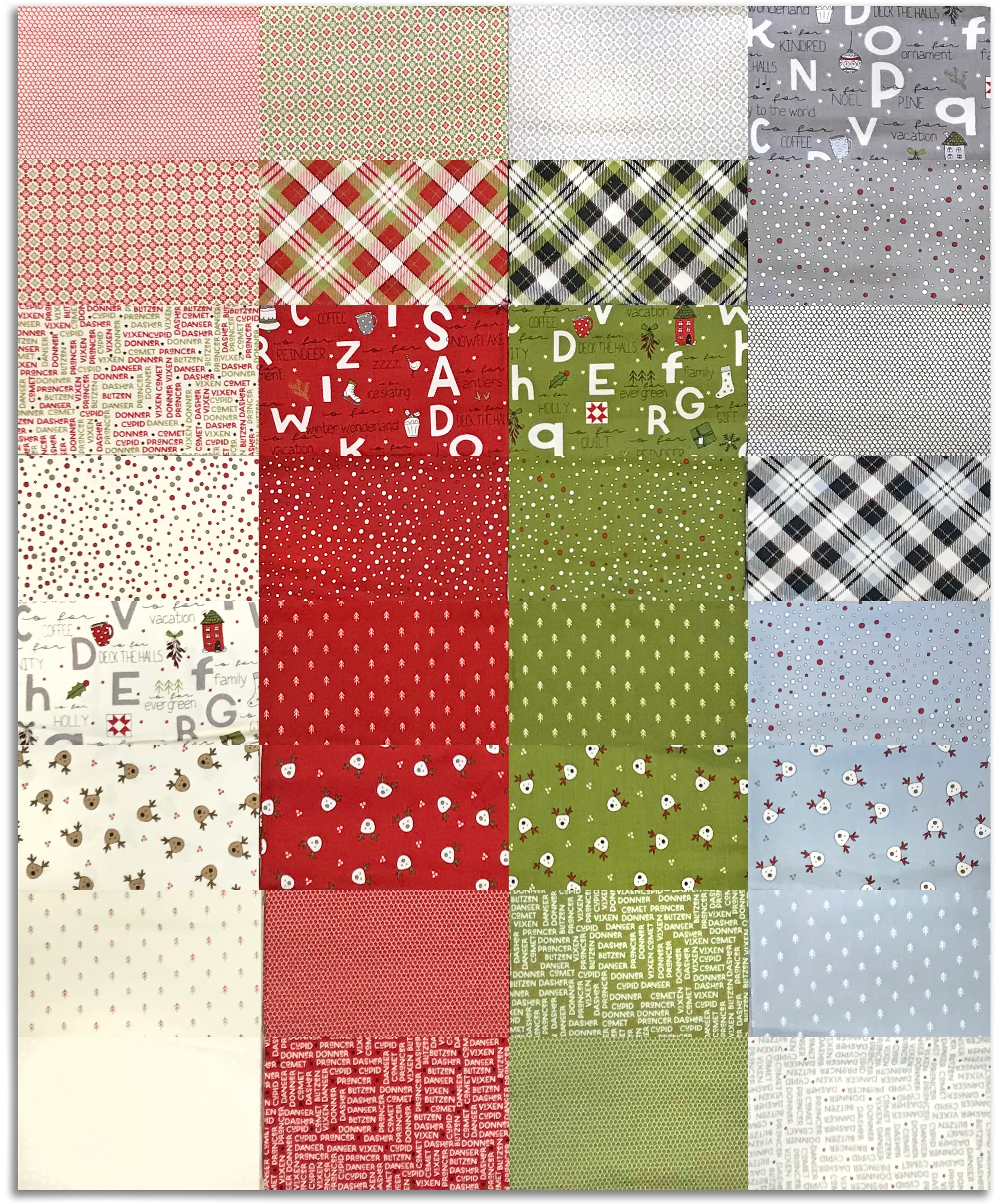 Moda Pre-Cut 32 Piece Fat Eighth Bundle - On Dasher - Image 2