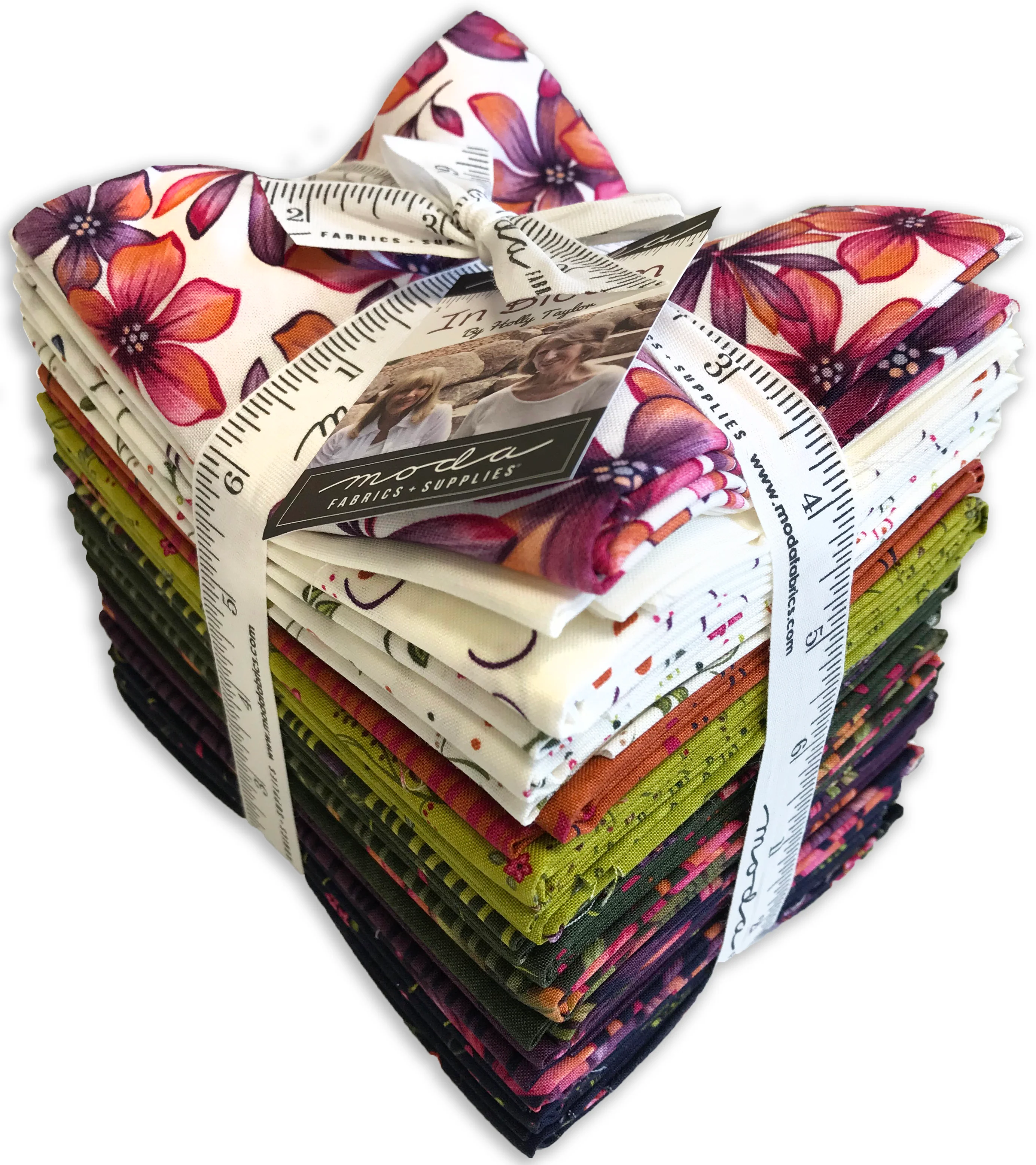 Moda Pre-Cut 26 Piece Fat Quarter Bundle - In Bloom - Image 3