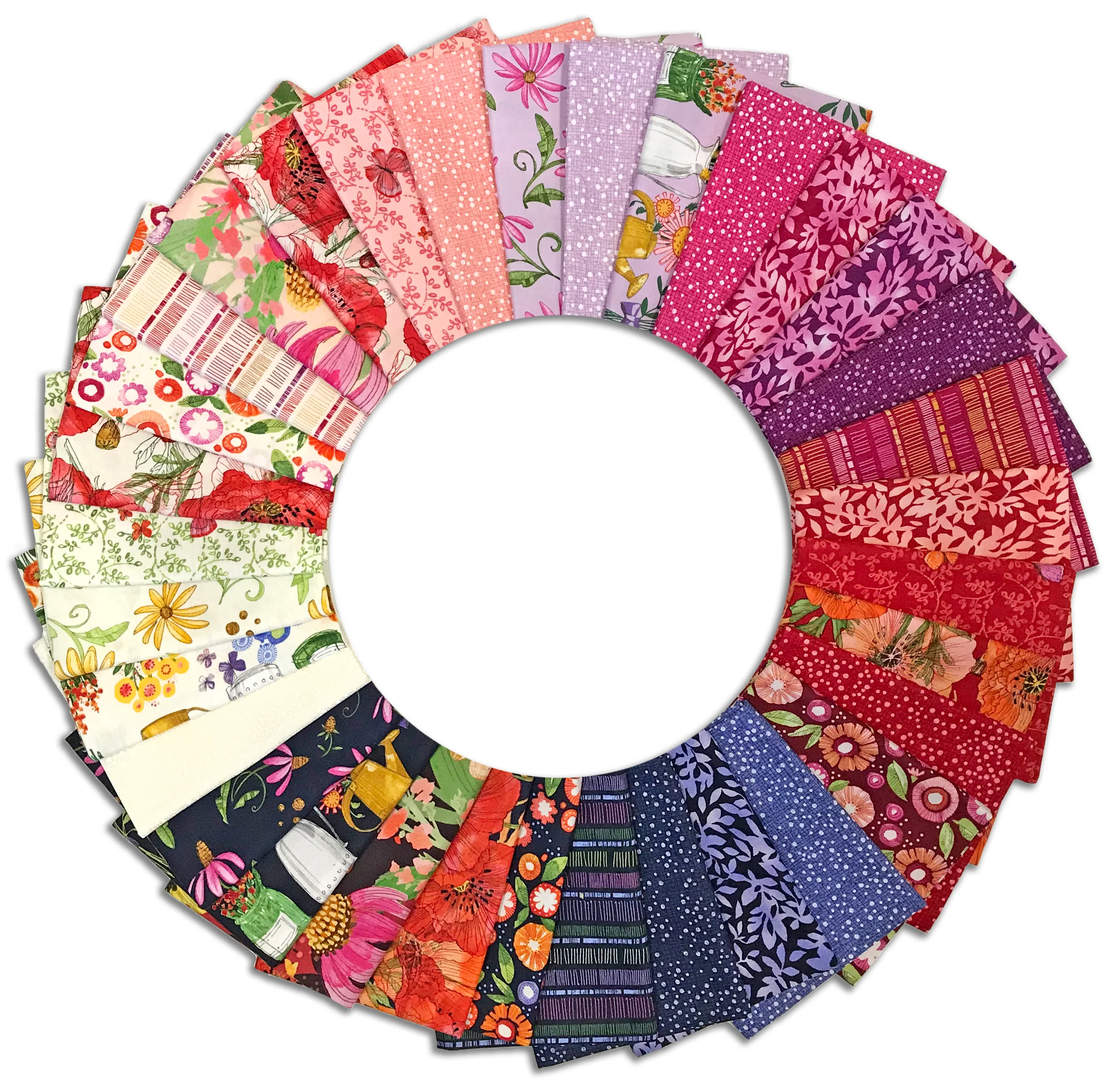 Moda - Robin Pickens Pre-Cut 33 Piece Fat Quarter Bundle - Superbloom