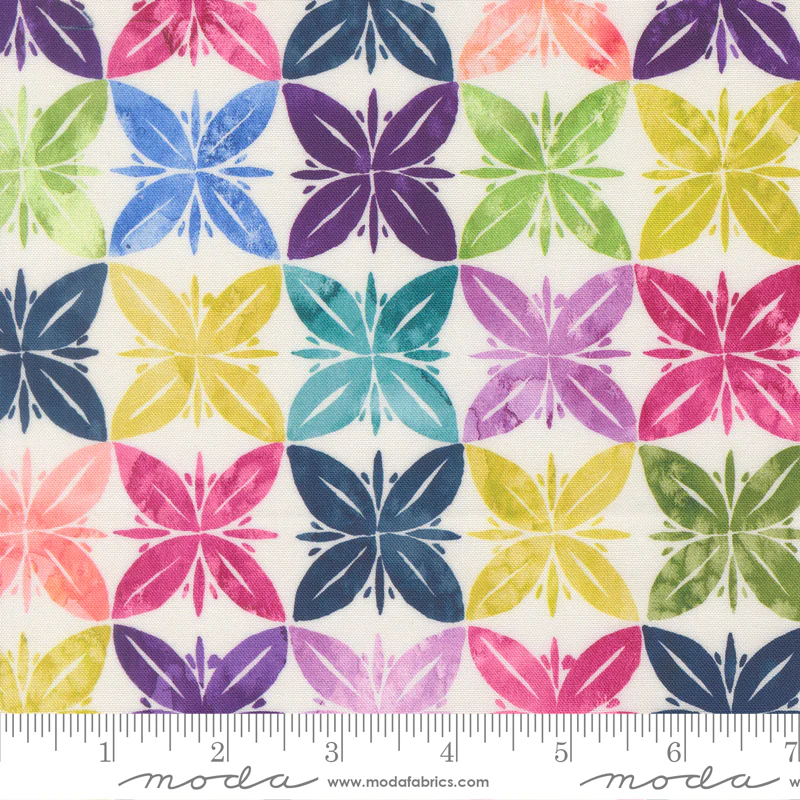 Moda Soulstice 39869 11 Rainbow Slow Stroll By The Yard