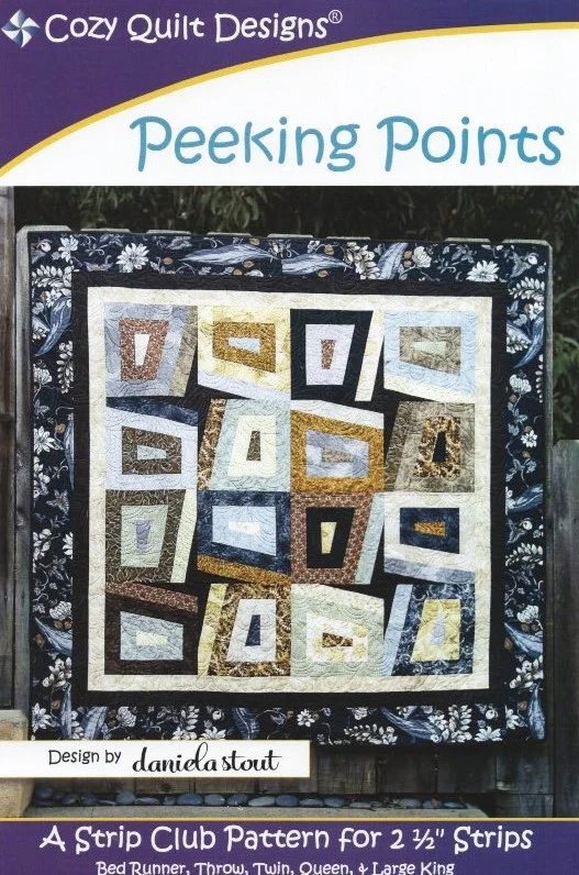 PEEKING POINTS - Cozy Quilt Designs Pattern