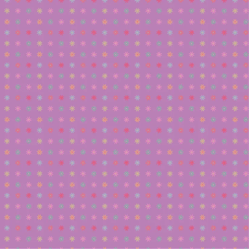 Poppie Cotton Calico Cowgirls CW24823 I Got Spurs Purple By The Yard