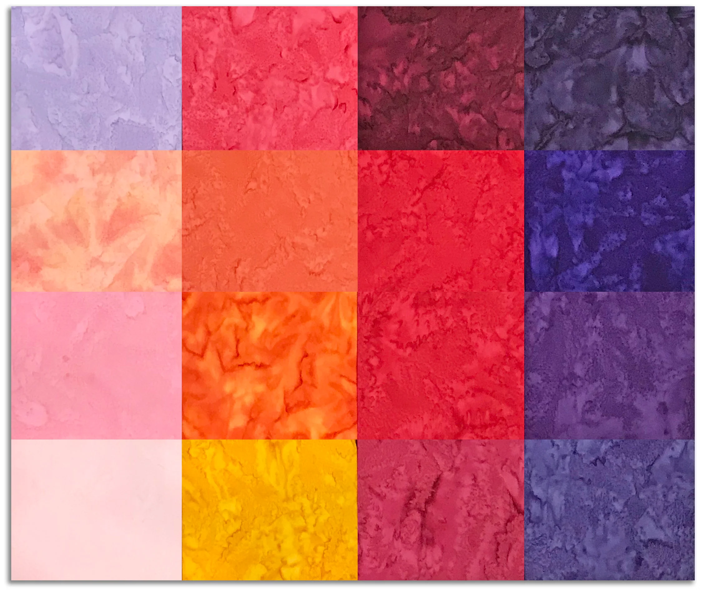 Riley Blake Expressions Batiks Pre-Cut 16 Piece Fat Quarters - FQ-21003 16 - Sunset Sorbet - Image 2