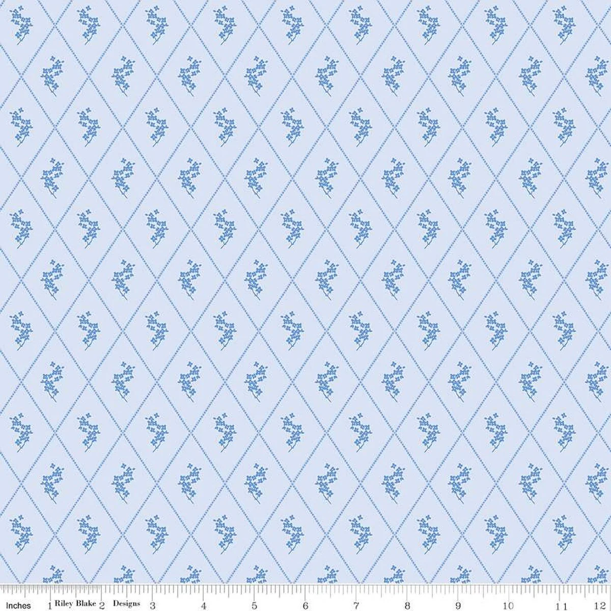 Riley Blake Penelope 16642 Sky Diamonds By The Yard